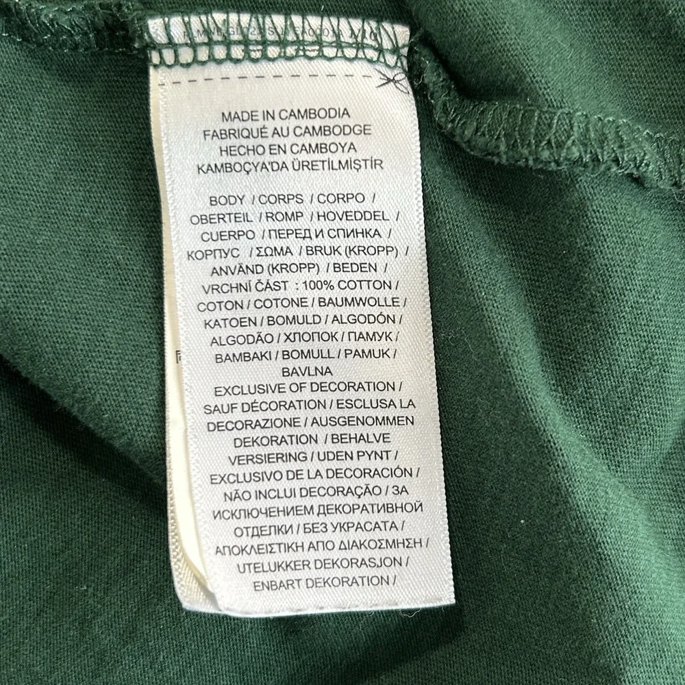 Polo Ralph Lauren Crewneck Long Sleeve T Shirt Large Pony Preppy Street Green‎
